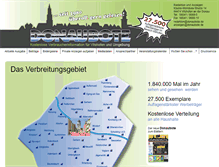 Tablet Screenshot of donaubote.de
